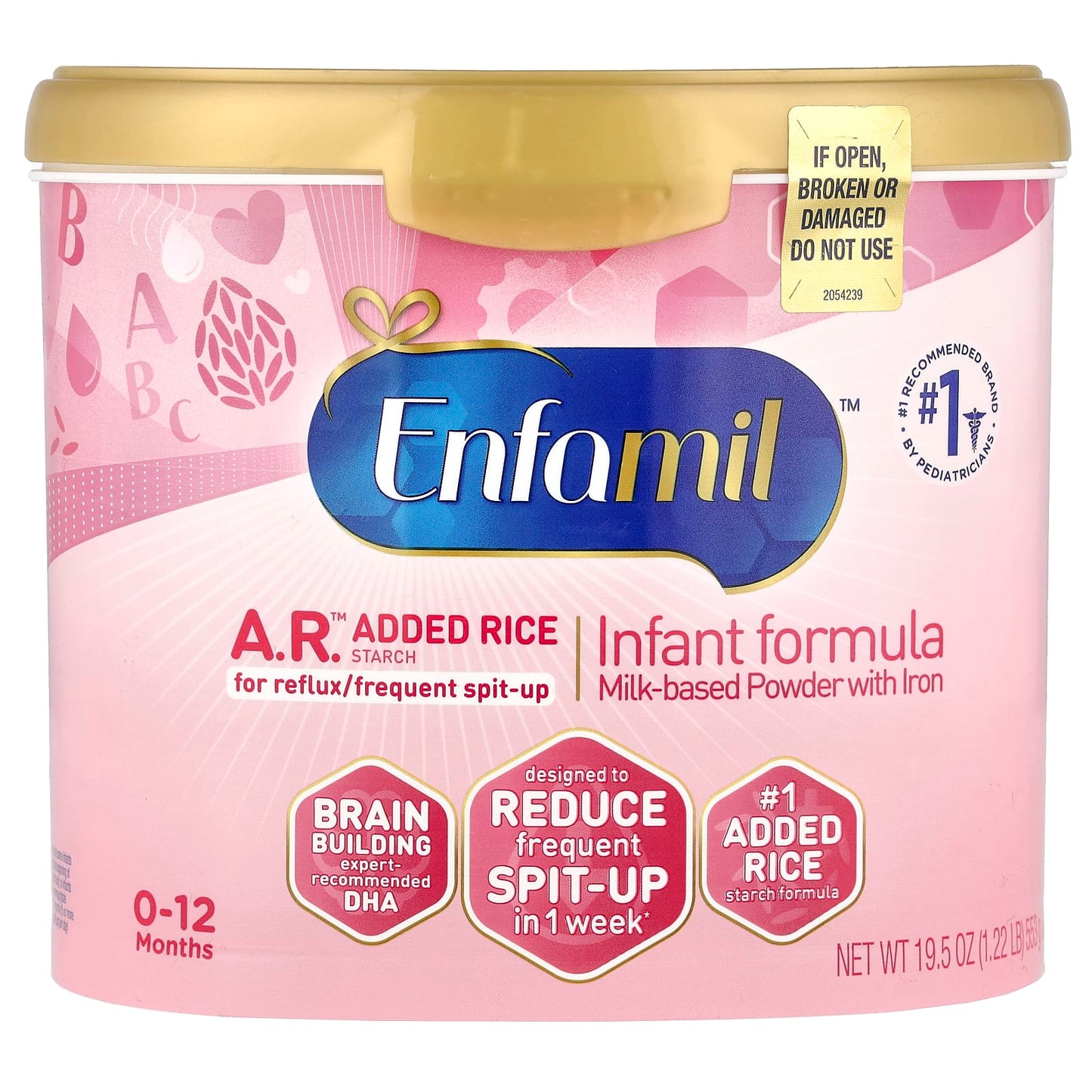 Enfamil A.R. Infant Formula for 0-12 Months - Brain Building & Spit-Up Relief - Image 1