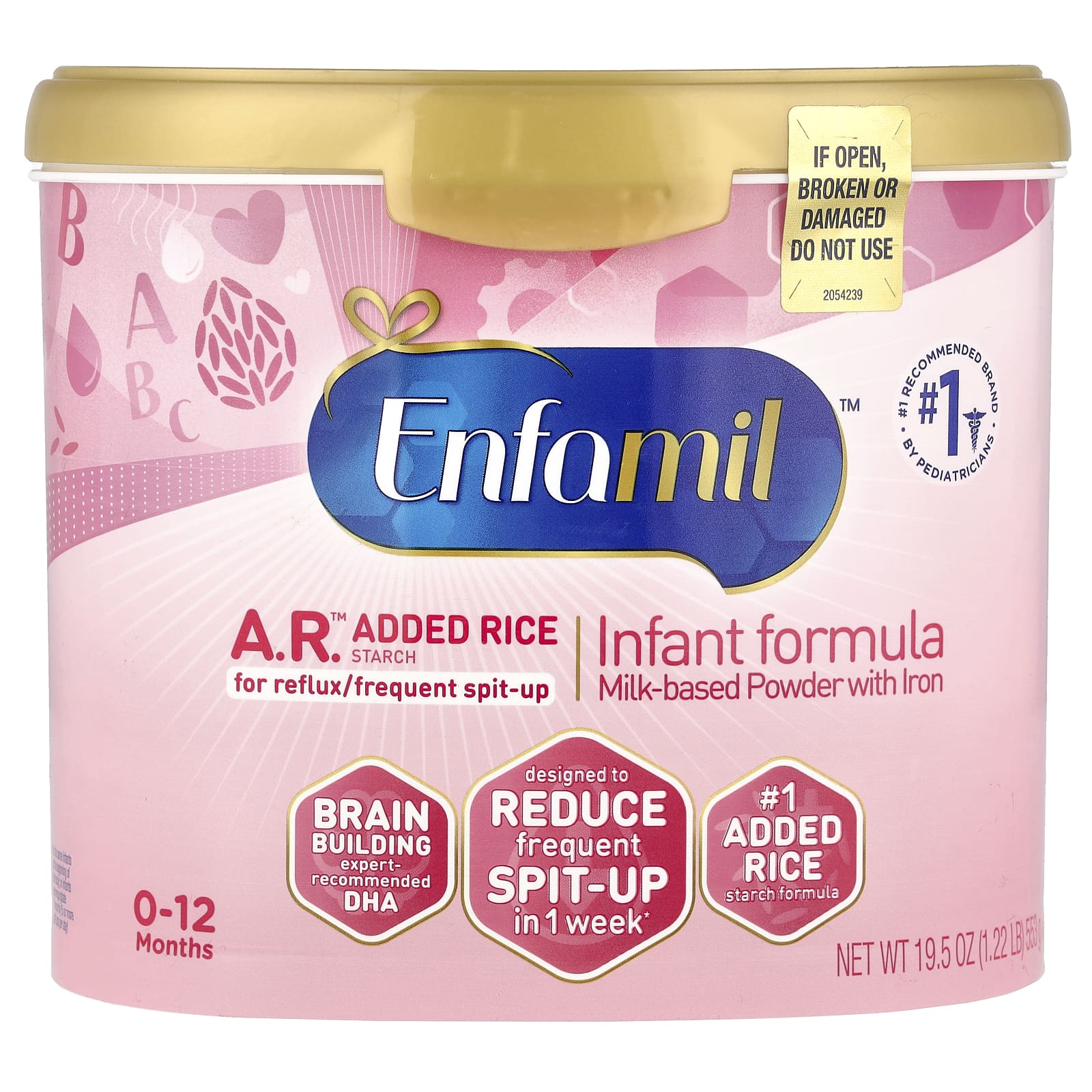 Enfamil A.R. Infant Formula for 0-12 Months - Brain Building & Spit-Up Relief - Image 1