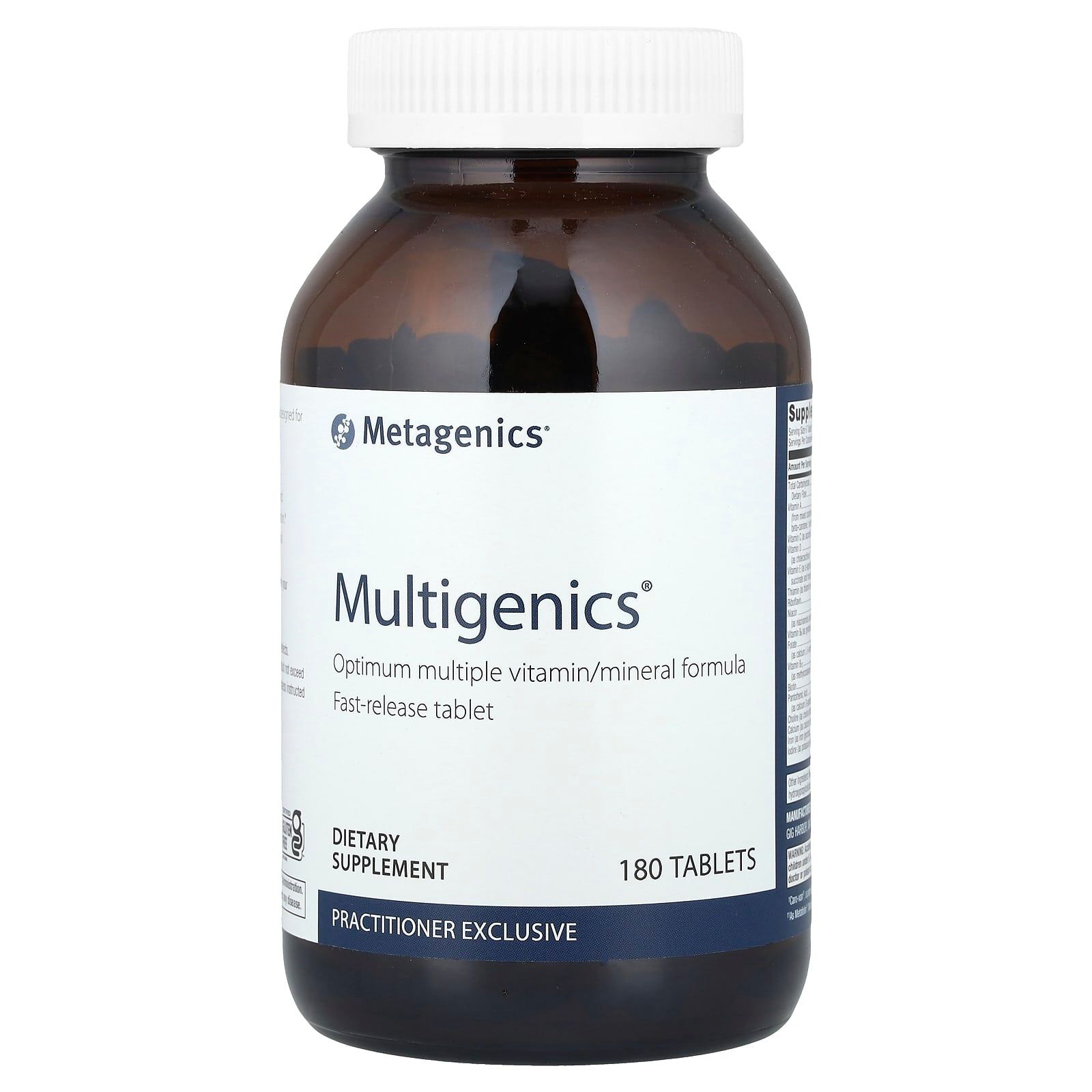 Metagenics, Multigenics®, 180 Tablets - Image 1