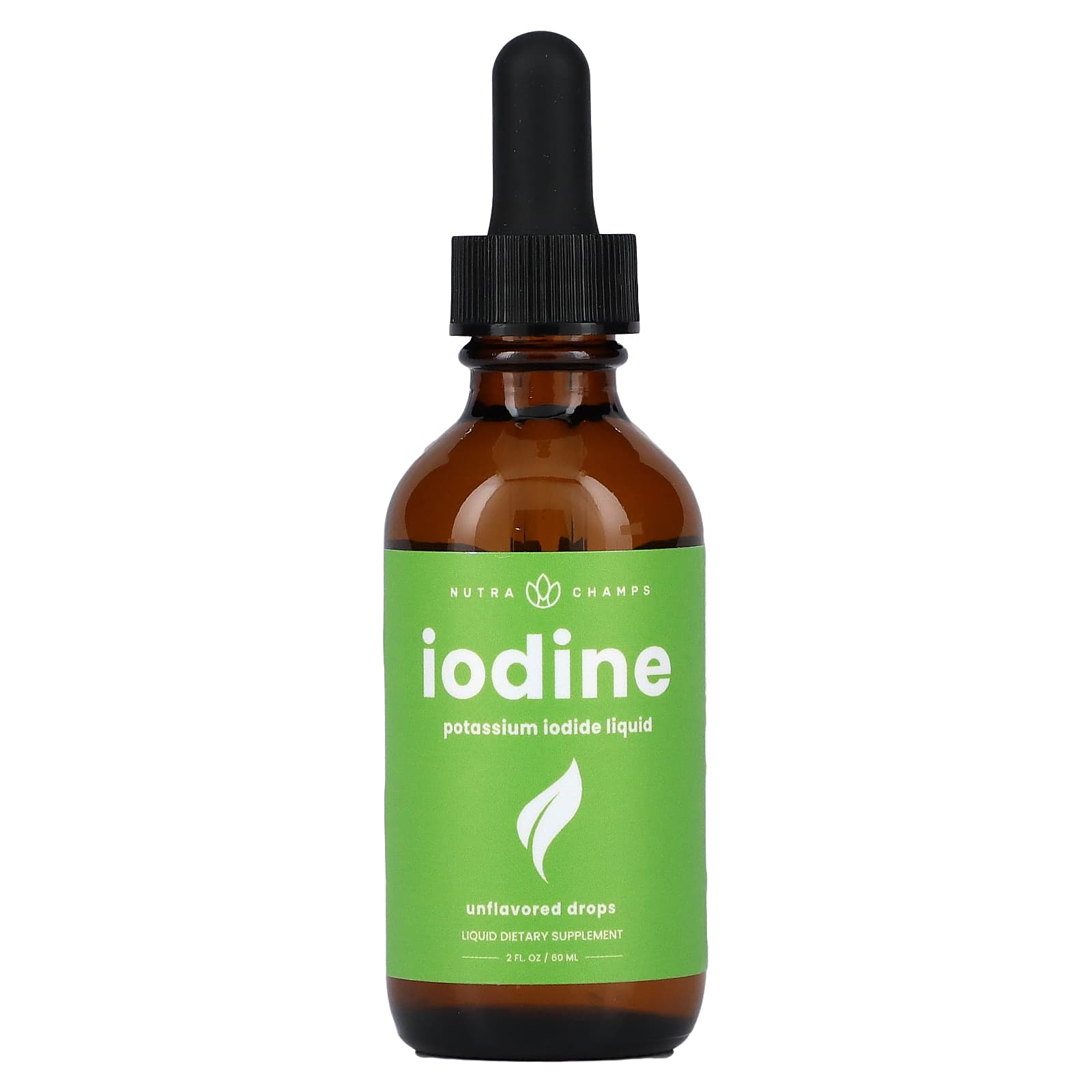 NutraChamps, Iodine Liquid Drops, Unflavored, 2 fl oz (60 ml) - Image 1