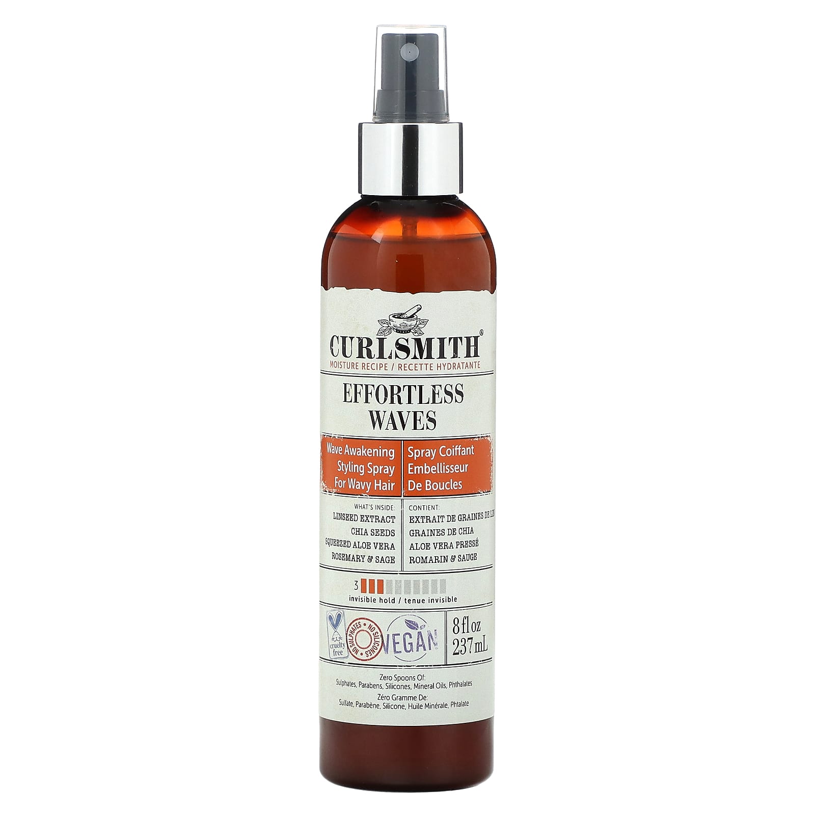 Effortless Waves Styling Spray by Curlsmith - Natural Wavy Hair - Image 1