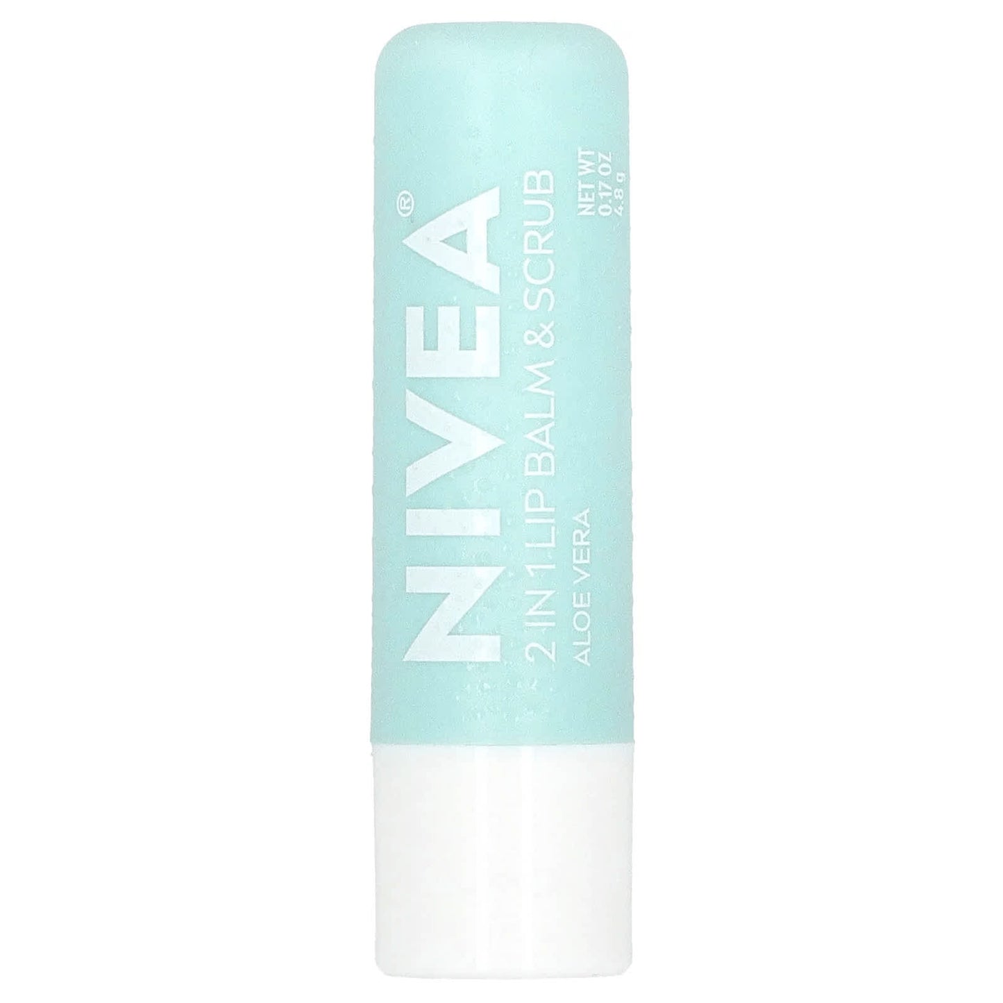 Nivea, 2 In 1 Lip Balm & Scrub, Aloe Vera, 0.17 oz (4.8 g) - Image 1