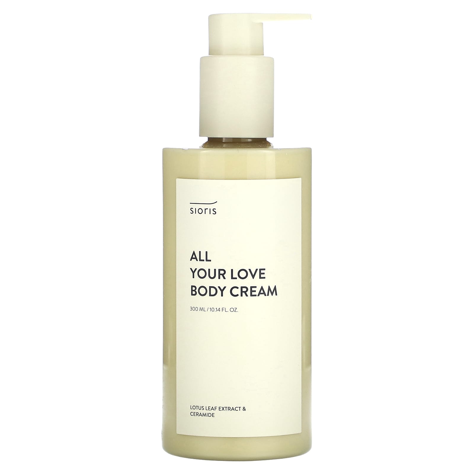 Sioris, All Your Love Body Cream, 10.14 fl oz (300 ml) - Image 1
