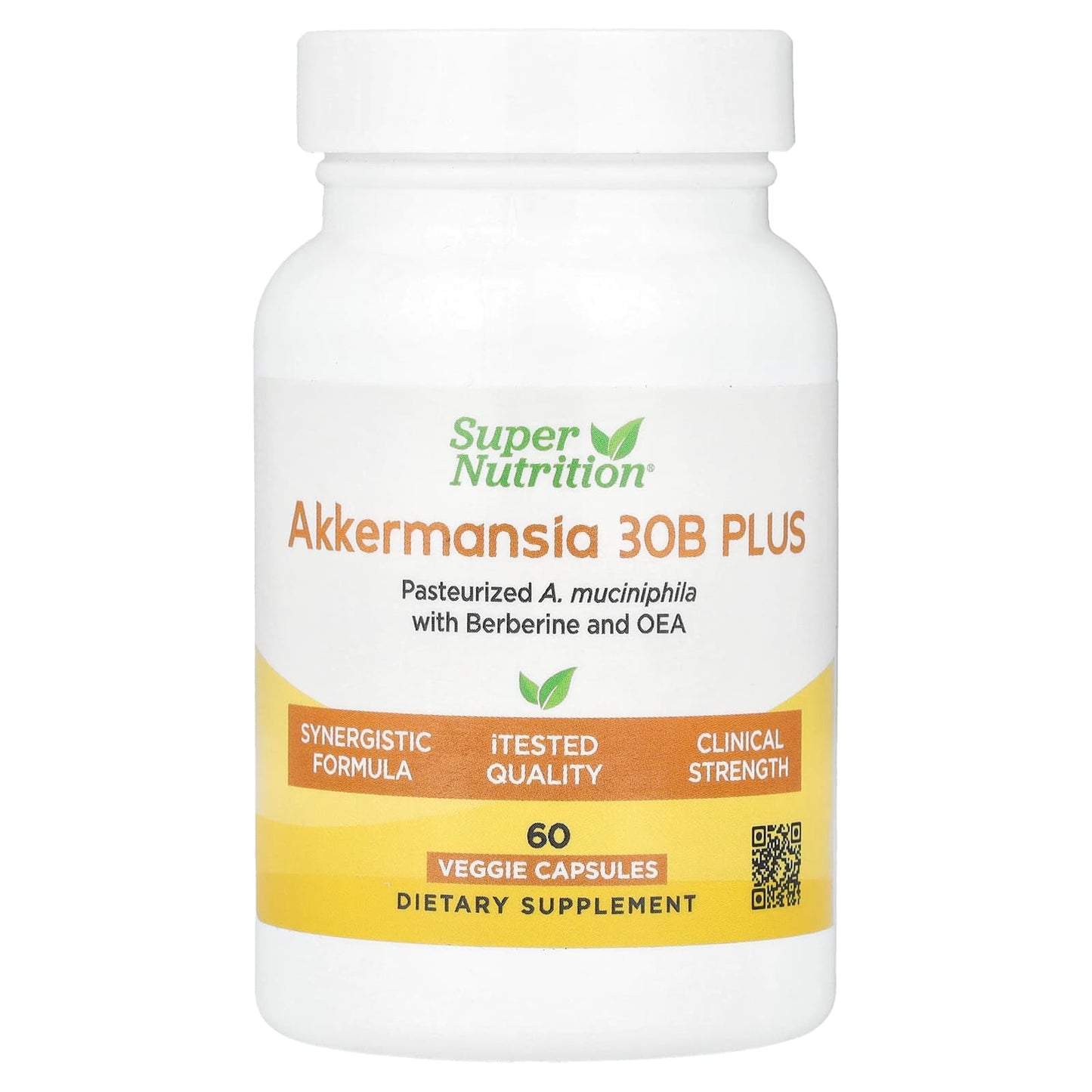 Akkermansia 30B Plus with Berberine & OEA - 60 Veggie Capsules - Image 1