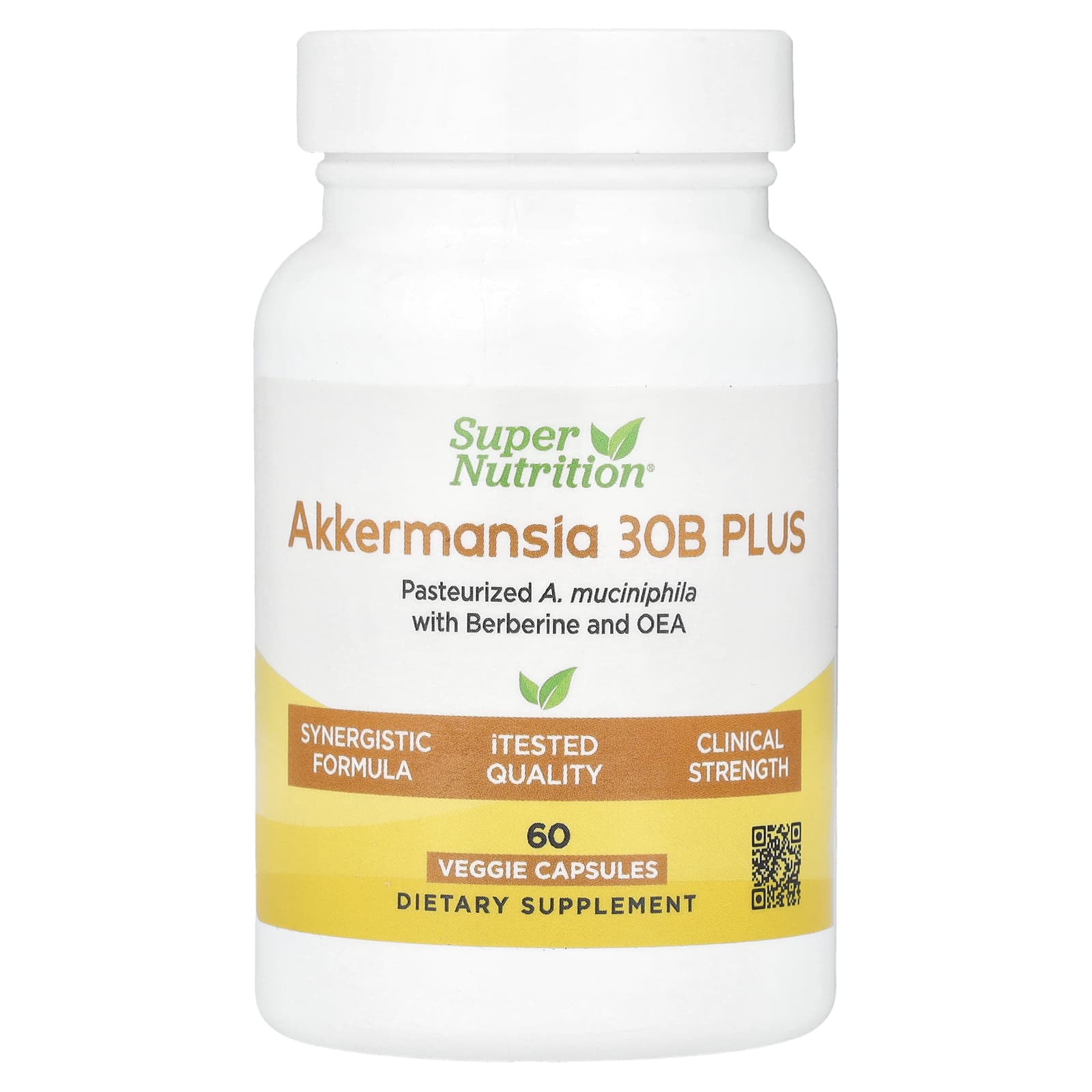 Akkermansia 30B Plus with Berberine & OEA - 60 Veggie Capsules - Image 1
