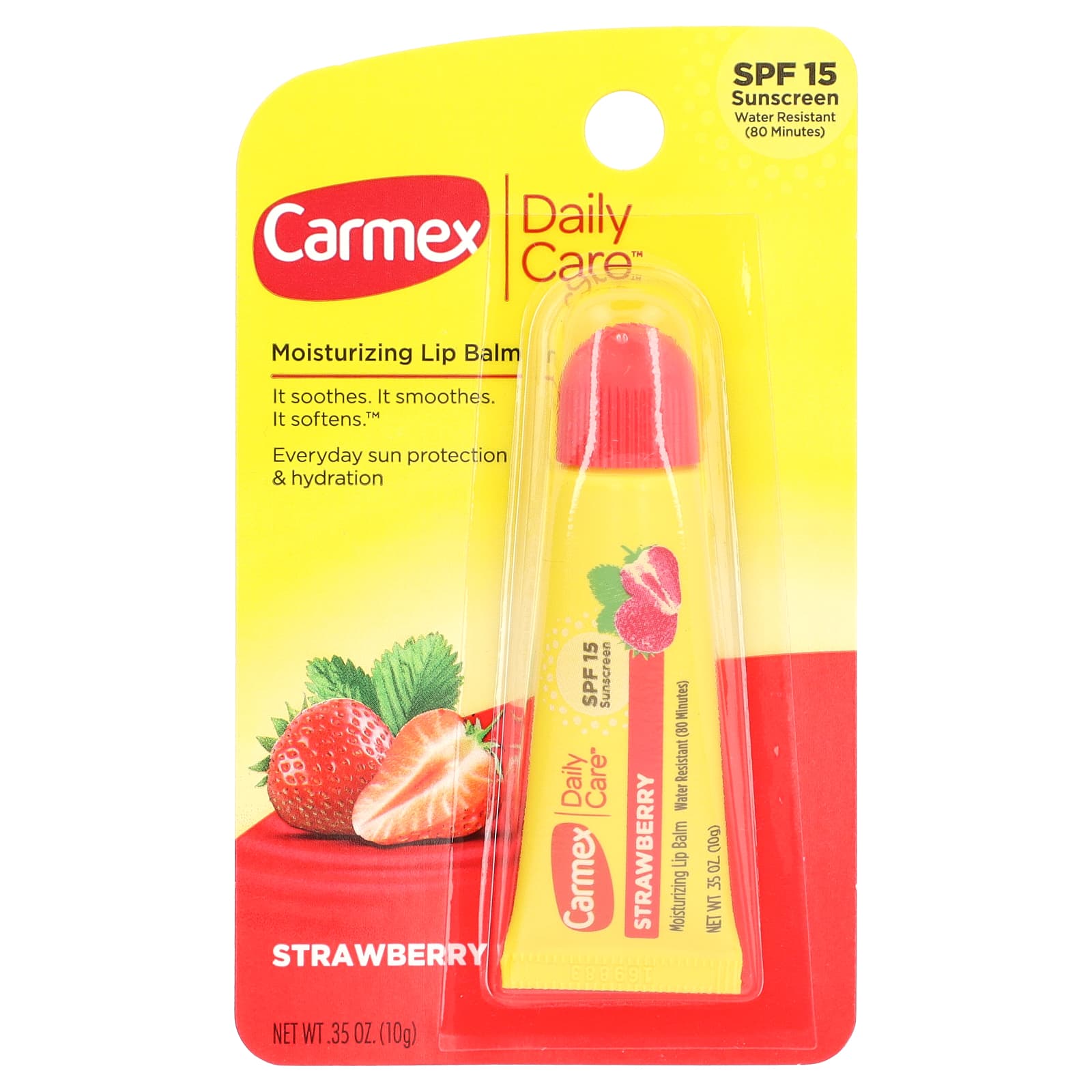 Carmex Daily Care Moisturizing Lip Balm with SPF 15 - Hydrate & Protect - Image 2