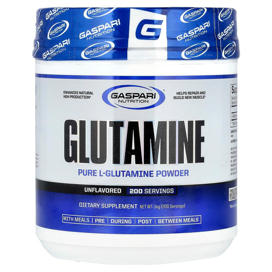 Boost Muscle Recovery with Gaspari Nutrition Unflavored Glutamine Powder - Image 1