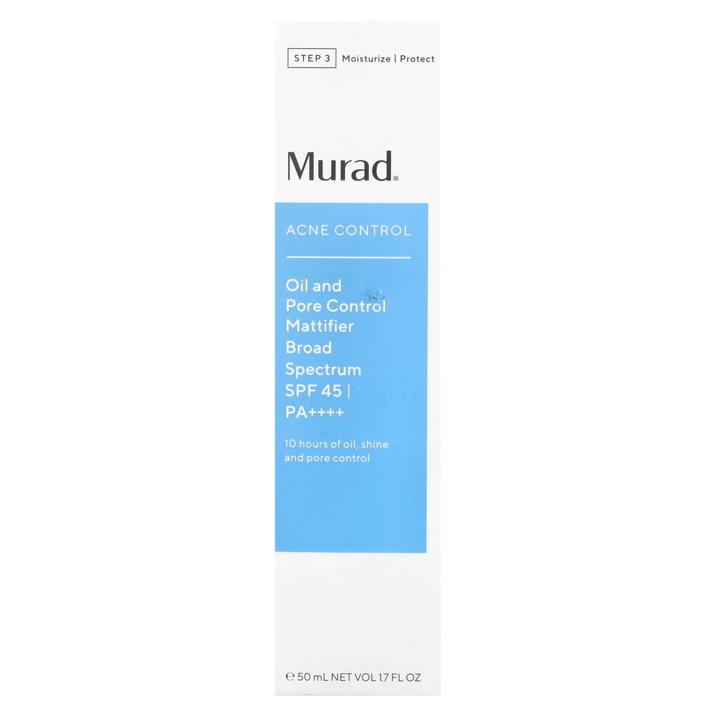 Murad, Acne Control, Oil and Pore Control Mattifier, SPF 45 PA++++, 1.7 fl oz (50 ml) - Image 2
