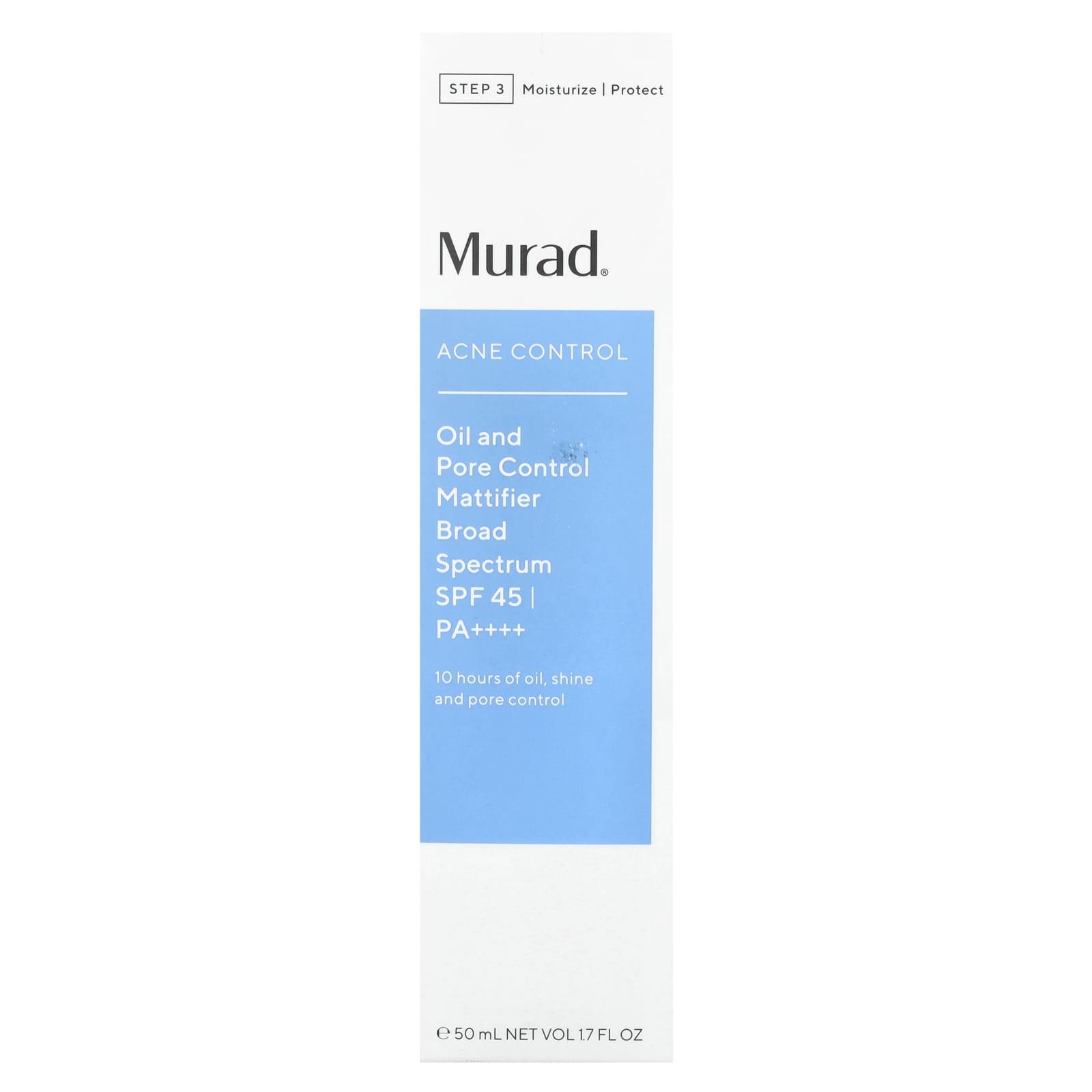 Murad, Acne Control, Oil and Pore Control Mattifier, SPF 45 PA++++, 1.7 fl oz (50 ml) - Image 2