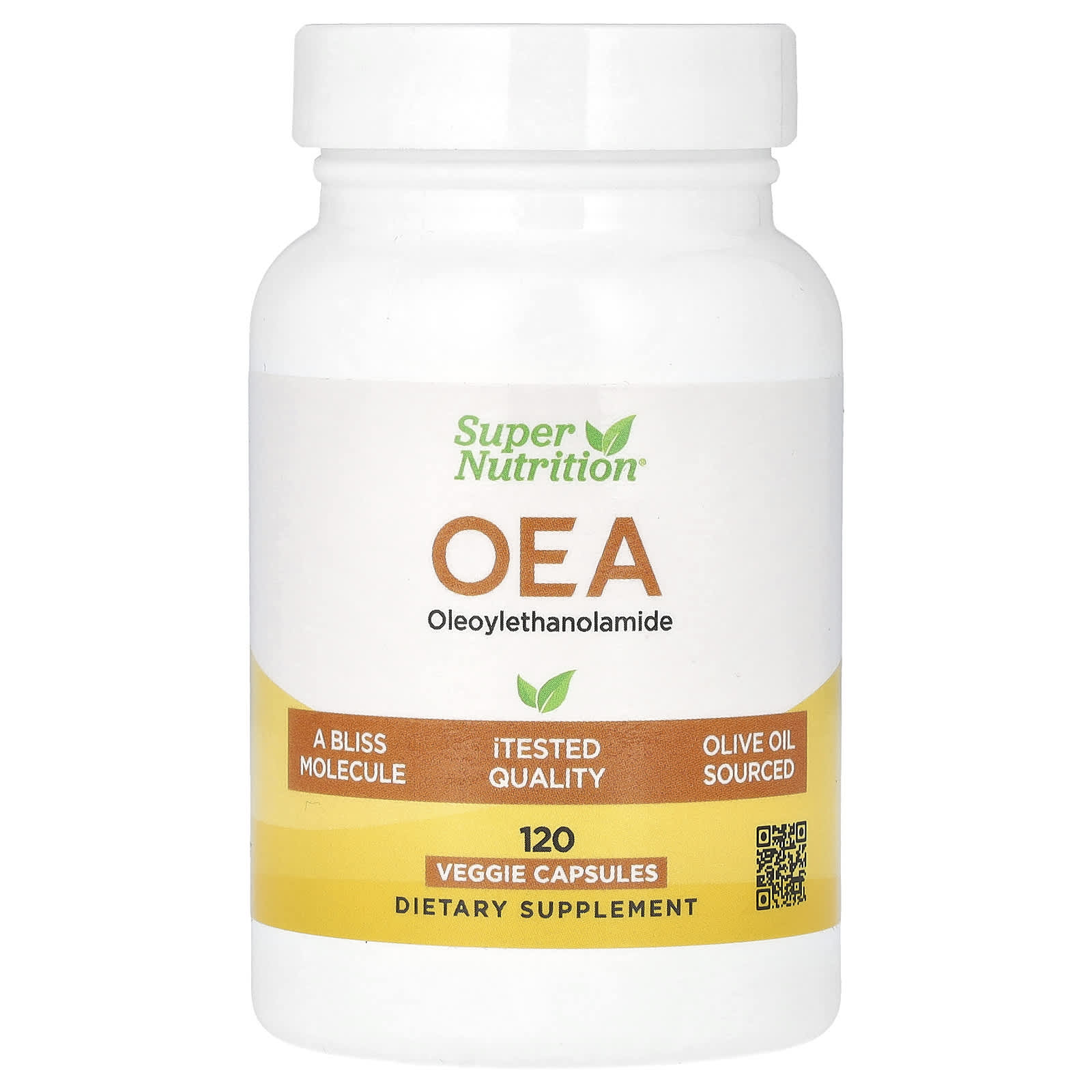 Regulate Your Appetite with OEA Oleoylethanolamide - 125mg Veggie Capsules by Super Nutrition - Image 1