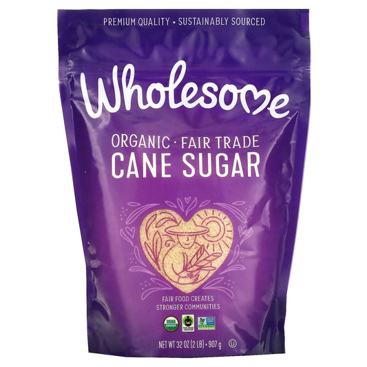 Wholesome Sweeteners, Organic Cane Sugar, 2 lb (907 g) - Image 1