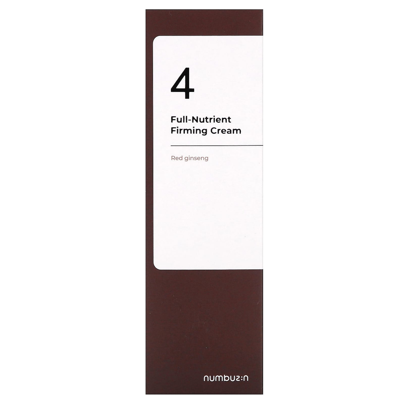 Numbuzin, No.4 Full-Nutrient Firming Cream, Red Ginseng, 2.02 fl oz (60 ml) - Image 2