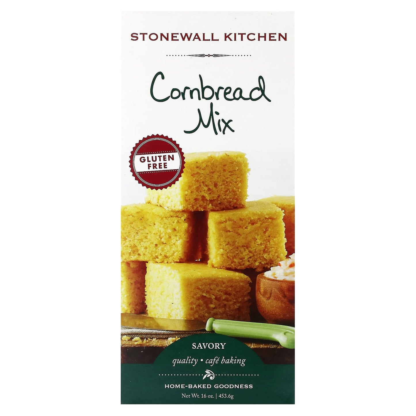 Stonewall Kitchen, Cornbread Mix, Gluten Free, 16 oz (453.6 g) - Image 1