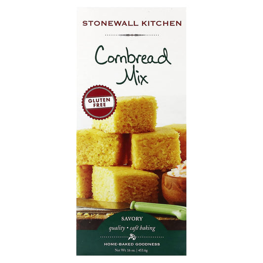 Stonewall Kitchen, Cornbread Mix, Gluten Free, 16 oz (453.6 g) - Image 1