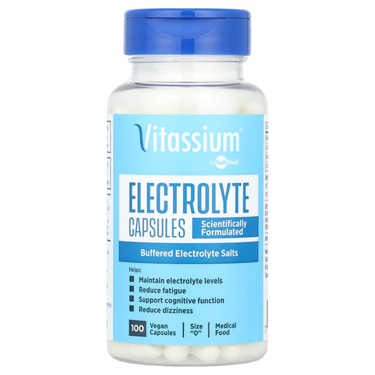 Vitassium, Salt Stick®, Electrolyte Capsules, 100 Vegan Capsules - Image 1