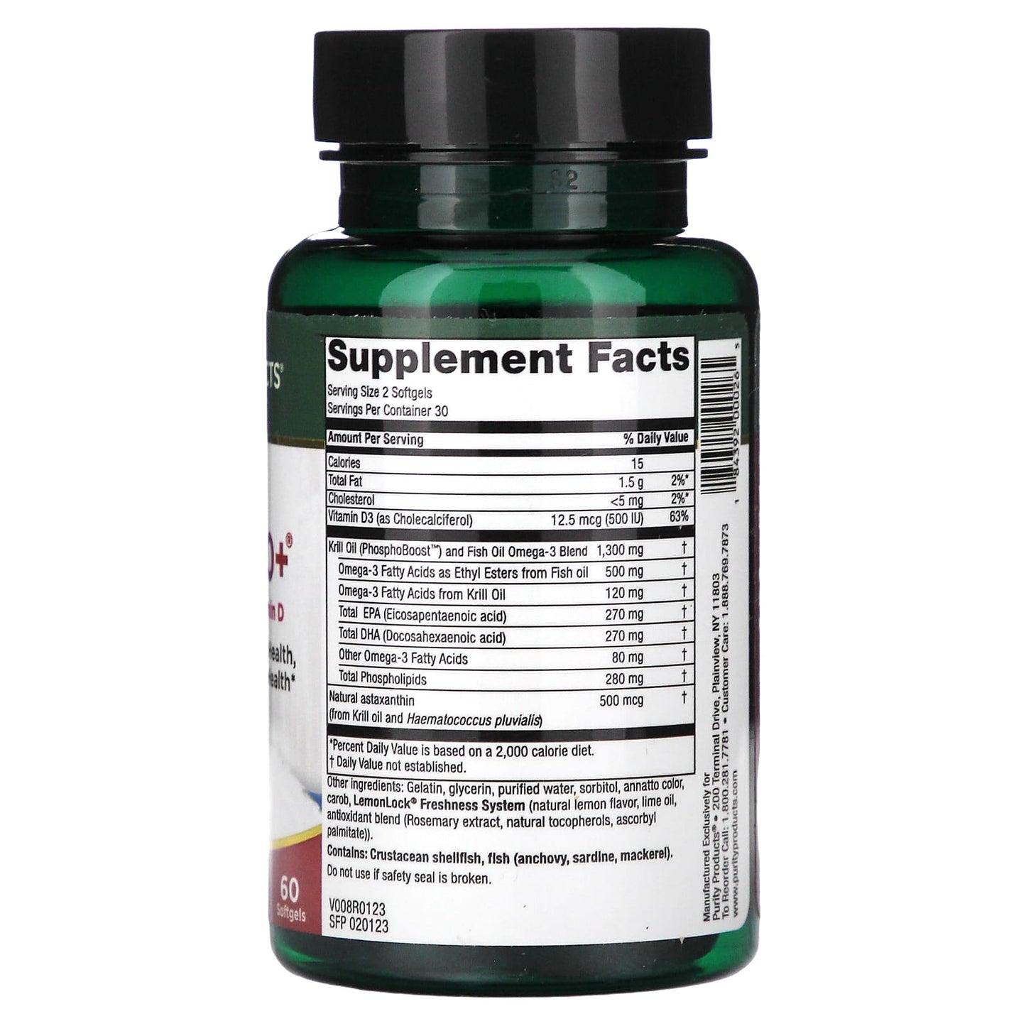 Purity Products, Krill Omega 50+, 60 Softgels - Image 2