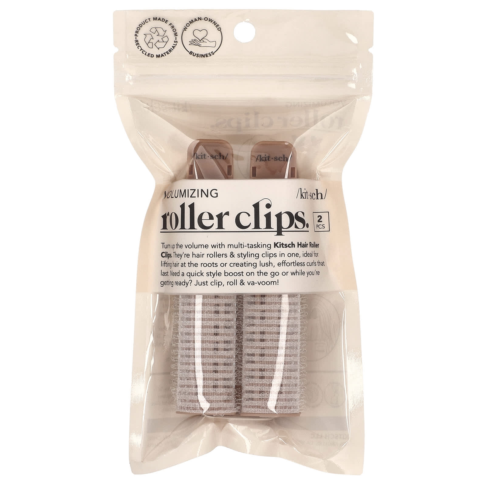 Kitsch, Volumizing Roller Clips, 2 Clips - Image 1