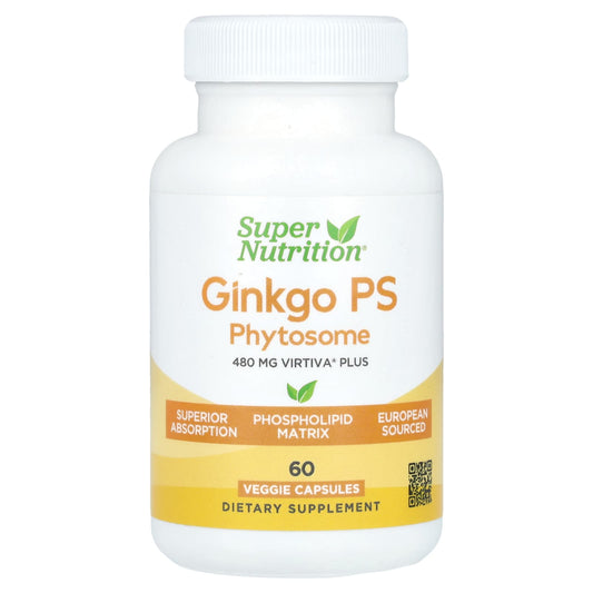Boost Cognitive Health with Ginkgo PS Phytosome by Super Nutrition - Image 1