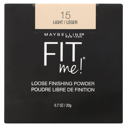Maybelline, Fit Me, Loose Finishing Powder, 15 Light, 0.7 oz (20 g) - Image 1