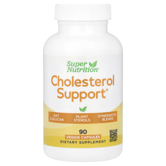 Cholesterol Support with Oat Beta-Glucan & Plant Sterols - Vegan Capsules - 90 Count - Image 1