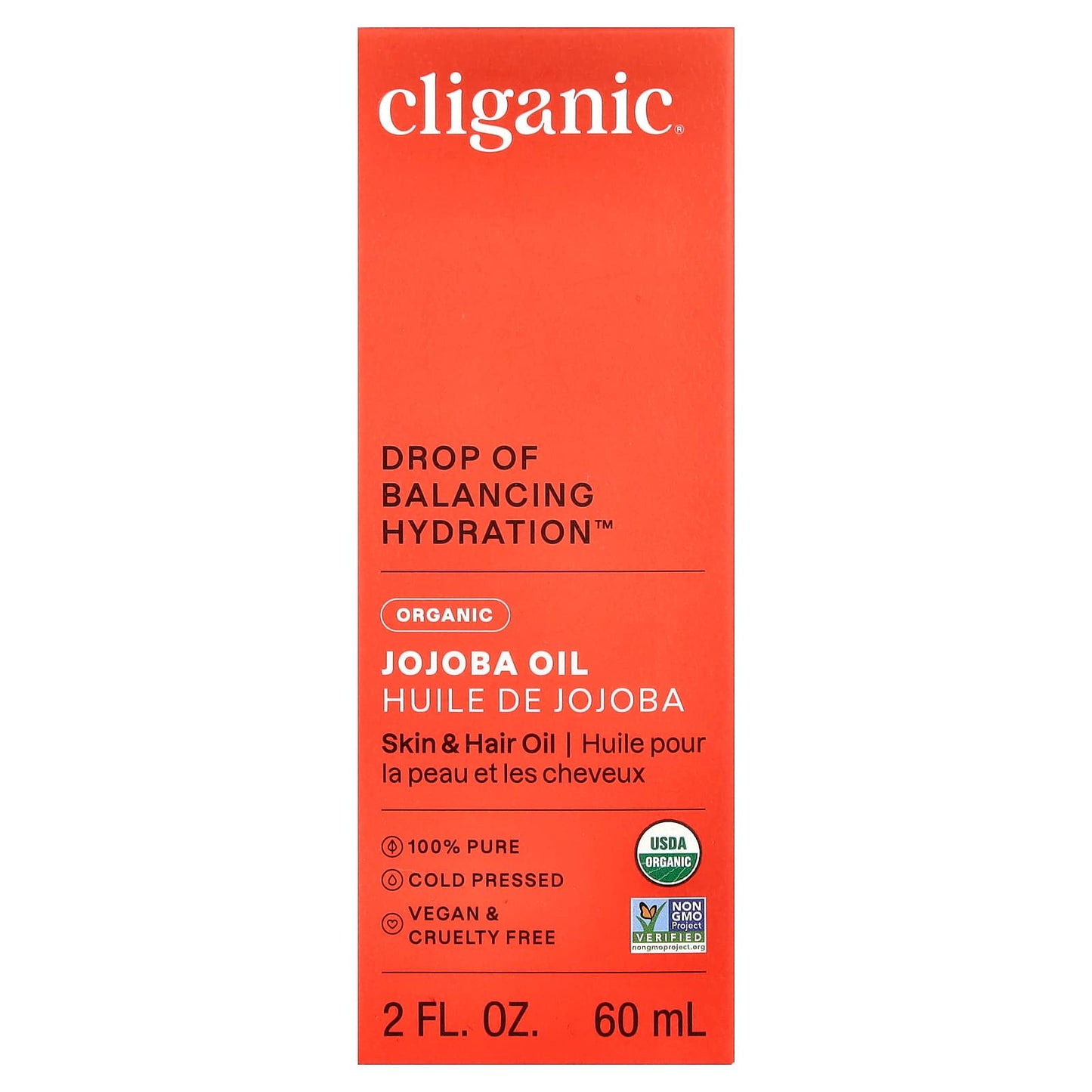 Organic Jojoba Oil for Oily & Combination Skin by Cliganic - Balancing Hydration - Image 2