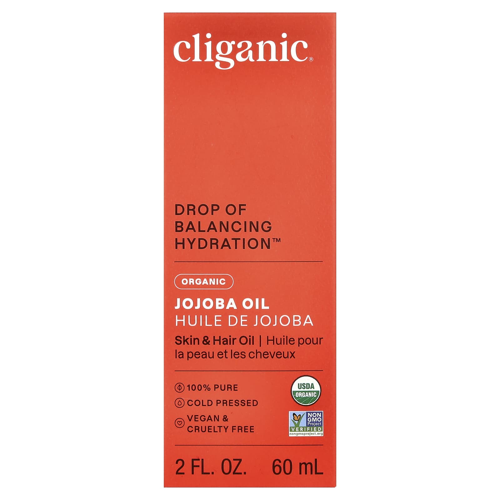 Organic Jojoba Oil for Oily & Combination Skin by Cliganic - Balancing Hydration - Image 2