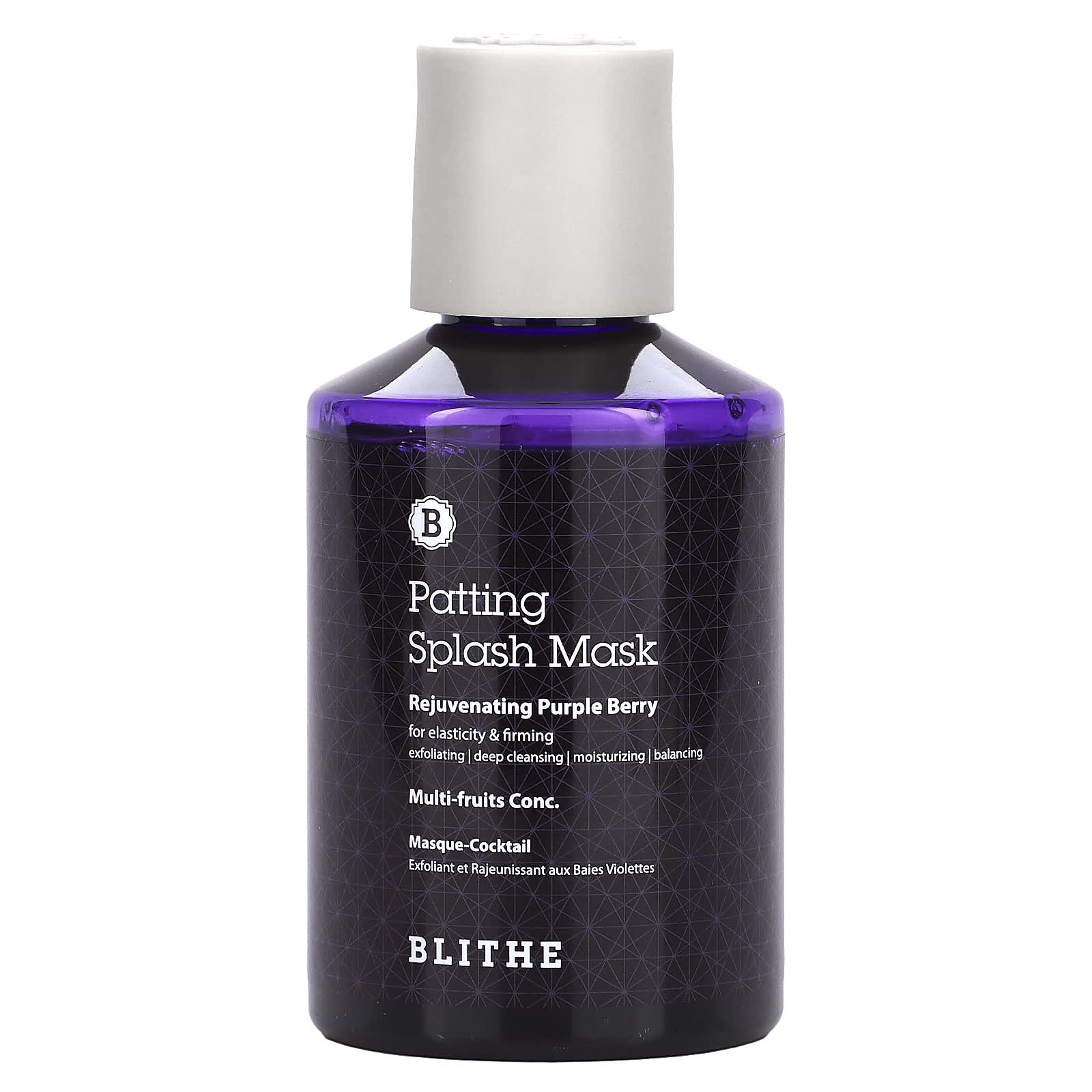 Blithe Rejuvenating Purple Berry Patting Splash Mask 150ml - Image 1