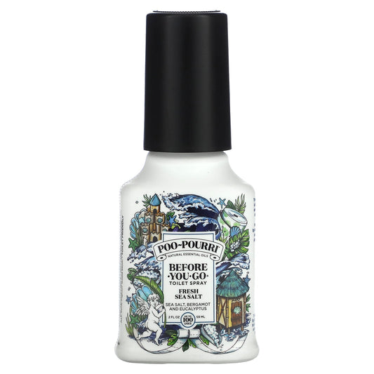 Poo-Pourri, Before-You-Go® Toilet Sprays, Fresh Sea Salt, 2 fl oz (59 ml) - Image 1