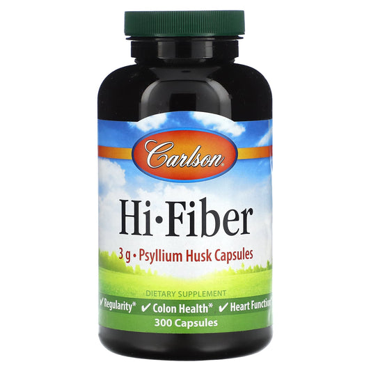 Boost Digestive Health with Carlson Hi-Fiber Capsules 300 - Image 1