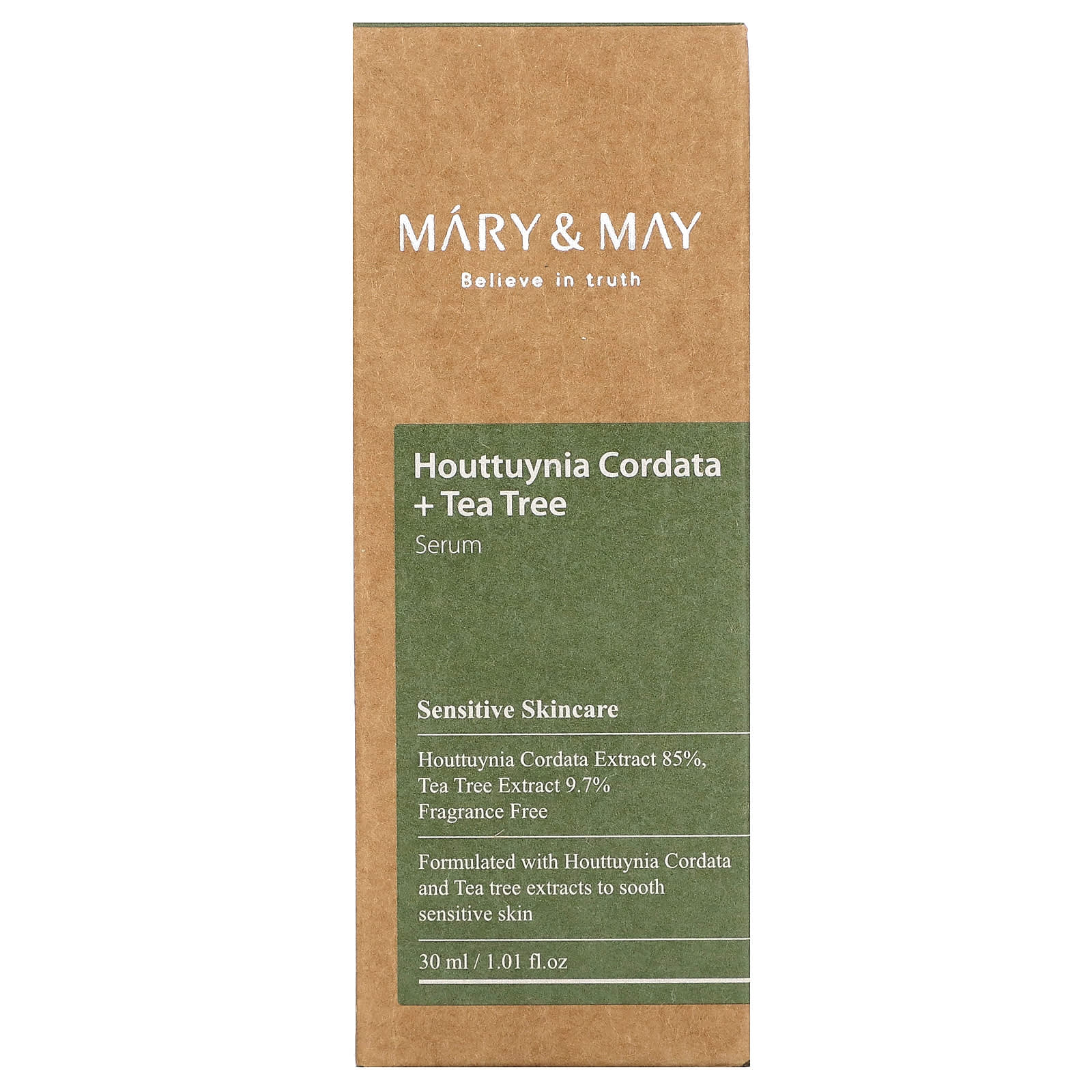 Mary & May, Houttuynia Cordata + Tea Tree Serum, 1.01 fl oz (30 ml) - Image 2