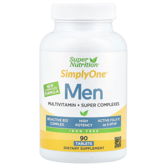 Men's Multivitamin with Super Adaptogen Complex, Iron Free, 90 Tablets - Image 1