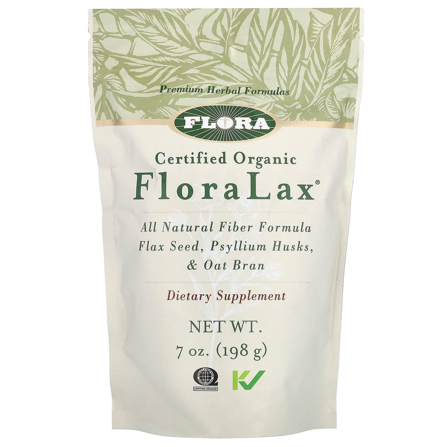 Certified Organic FloraLax, 7 oz - Healthy Bowel Movements & All-Natural Fiber - Image 1