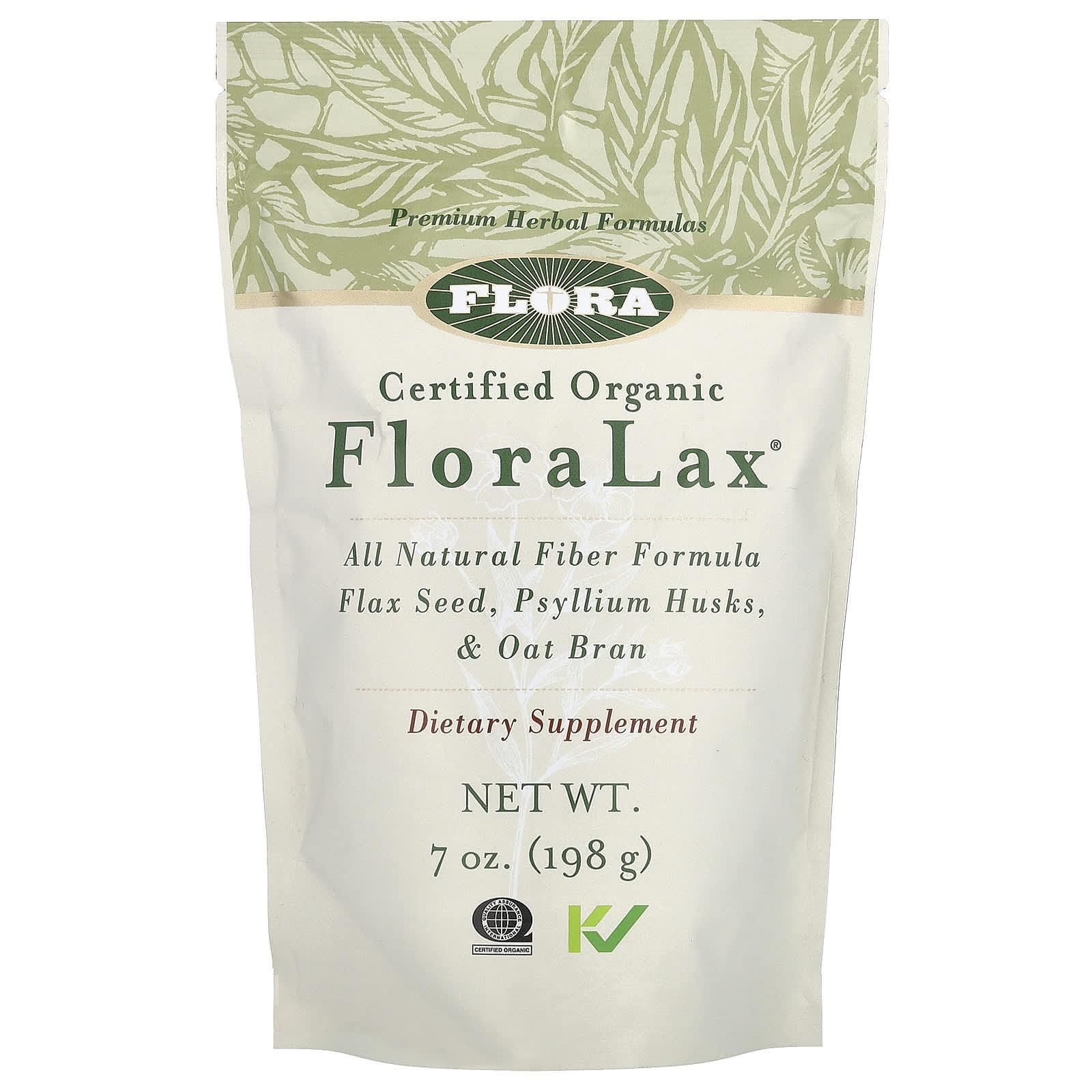 Certified Organic FloraLax, 7 oz - Healthy Bowel Movements & All-Natural Fiber - Image 1