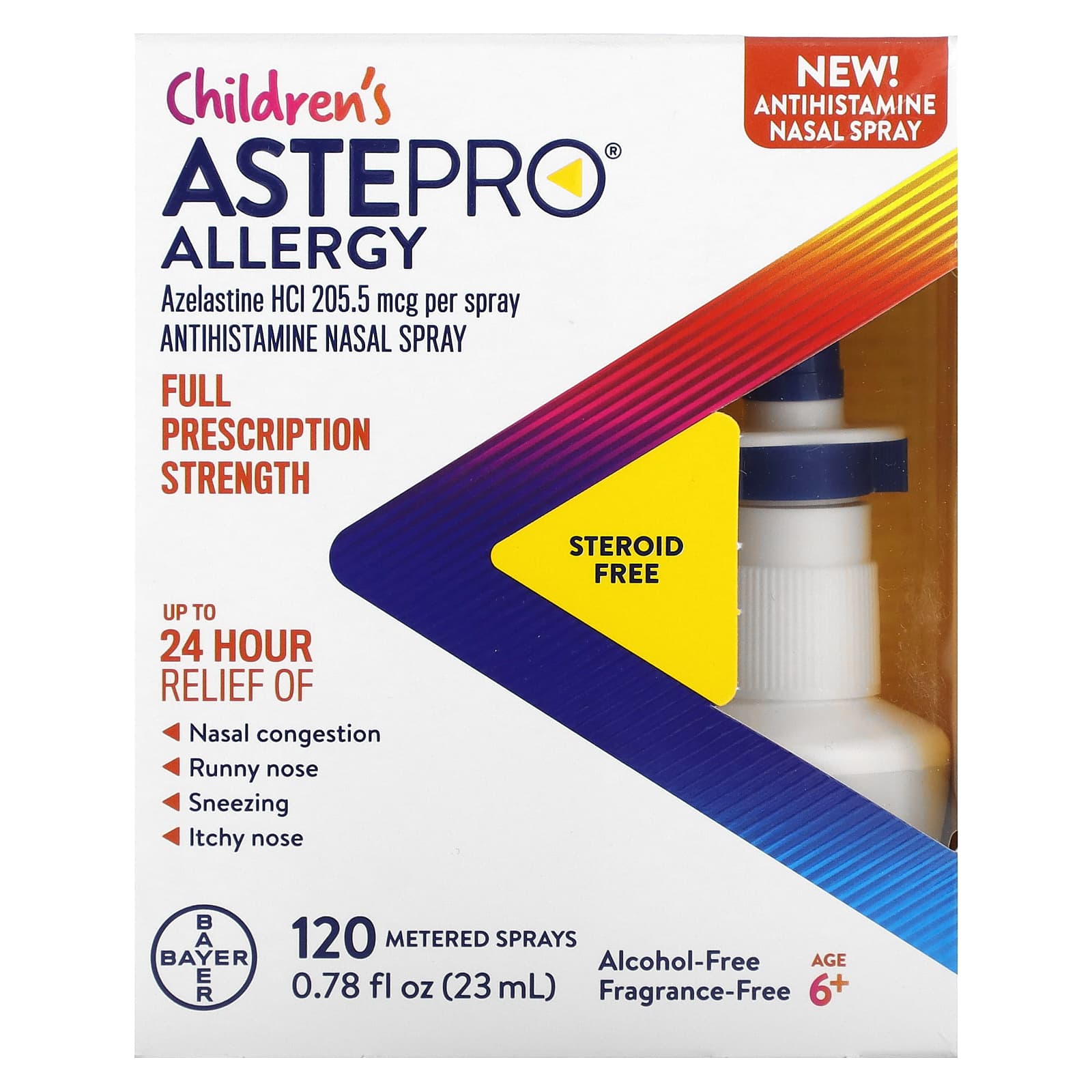 ASTEPRO Children's Allergy Nasal Spray Relief, 6+ Years, Steroid-Free - Image 2
