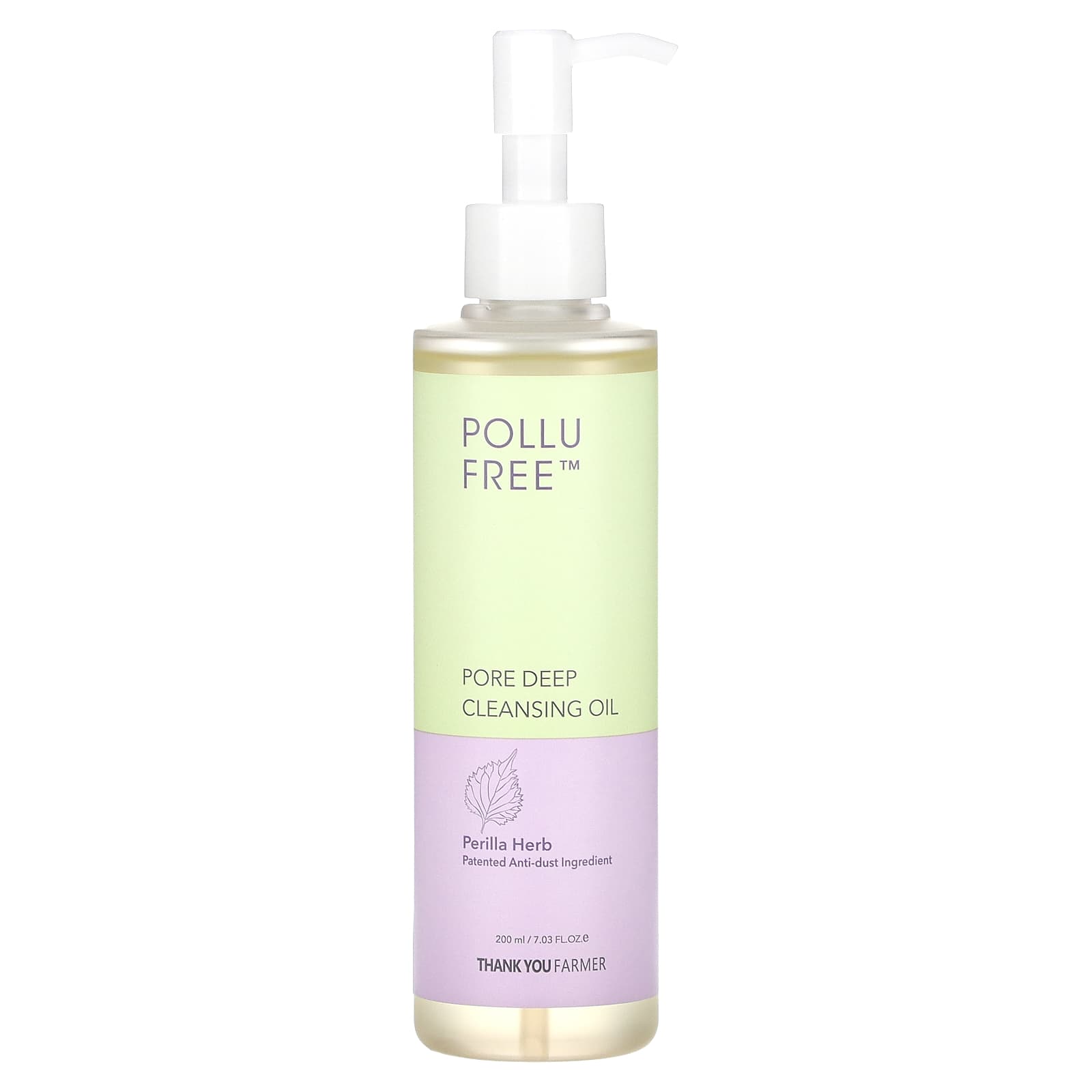 Thank You Farmer, Pollufree, Pore Deep Cleansing Oil, 7.03 fl oz (200 ml) - Image 1