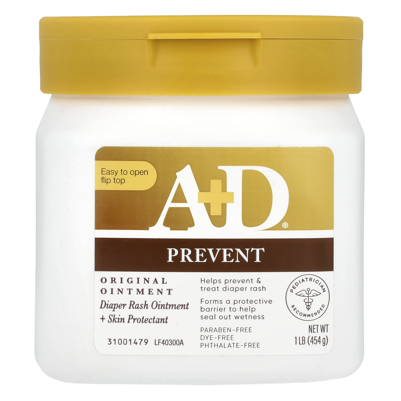 A&amp;D Diaper Rash Ointment + Skin Protectant, 1 lb - Image 1