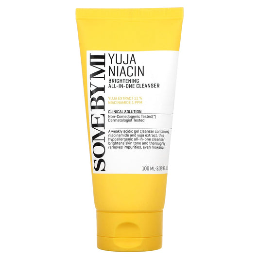 SOME BY MI, Yuja Niacin, Brightening All-In-One Cleanser, 3.38 fl oz (100 ml) - Image 1