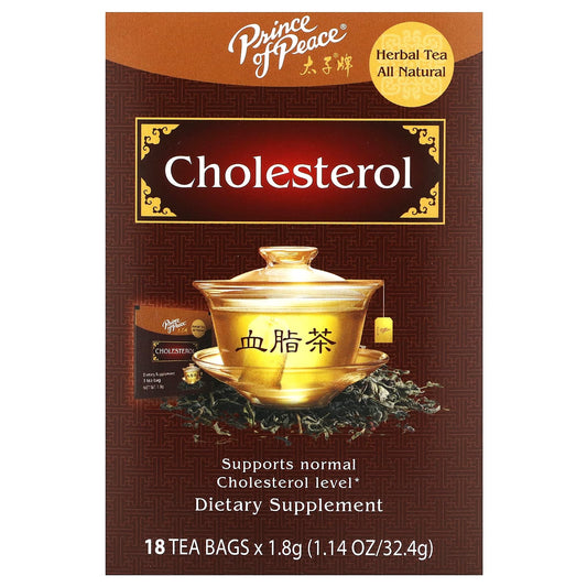 Prince of Peace, Herbal Tea, Cholesterol, 18 Tea Bags, 1.14 oz (32.4 g) - Image 1