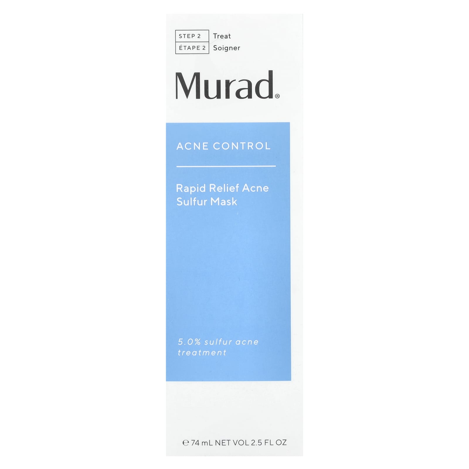 Murad, Acne Control, Rapid Relief Acne Sulfur Beauty Mask, 2.5 fl oz (74 ml) - Image 2