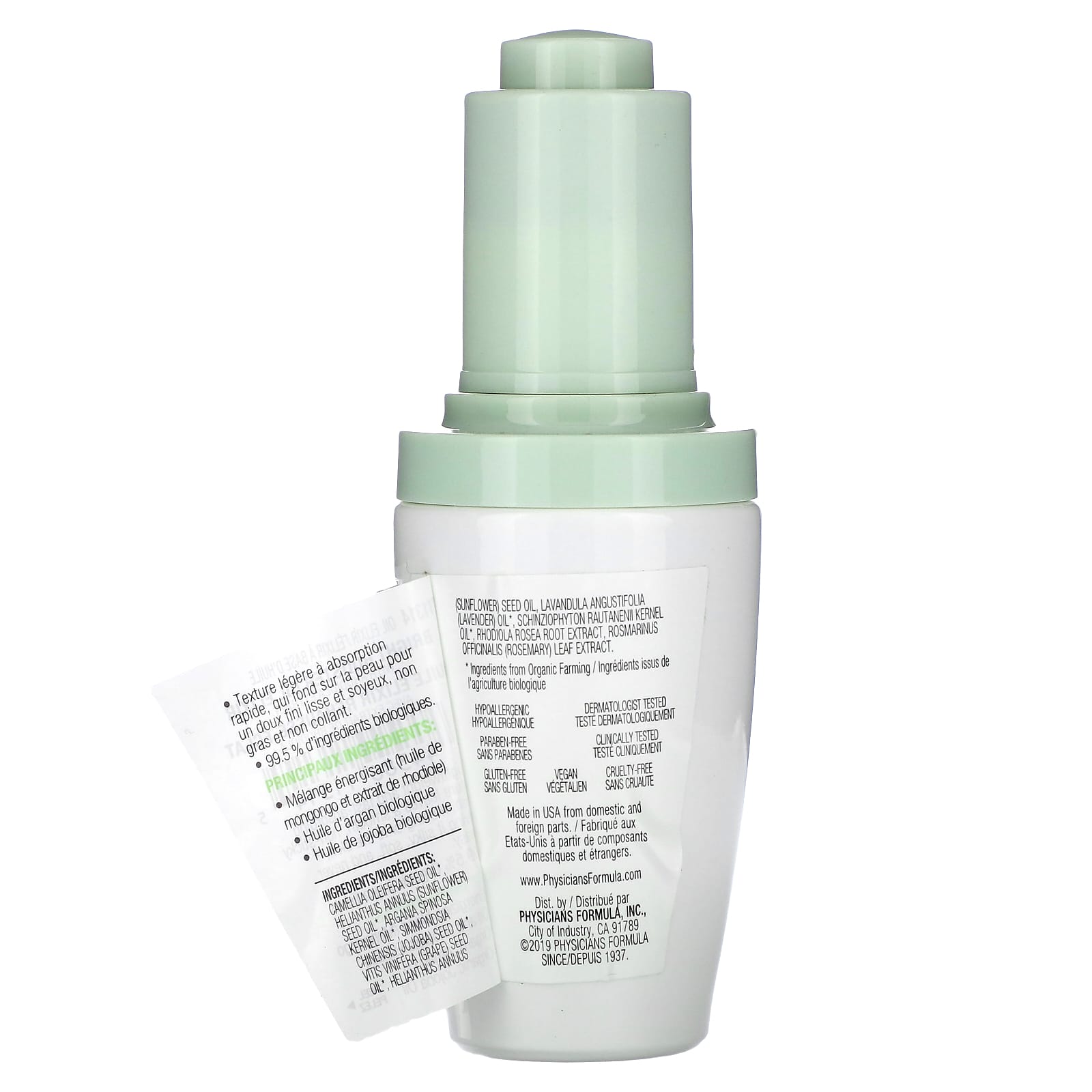 Physicians Formula, Organic Wear, Bright Booster Oil Elixir with Rhodiola Extract, 1 fl oz (30 ml) - Image 2