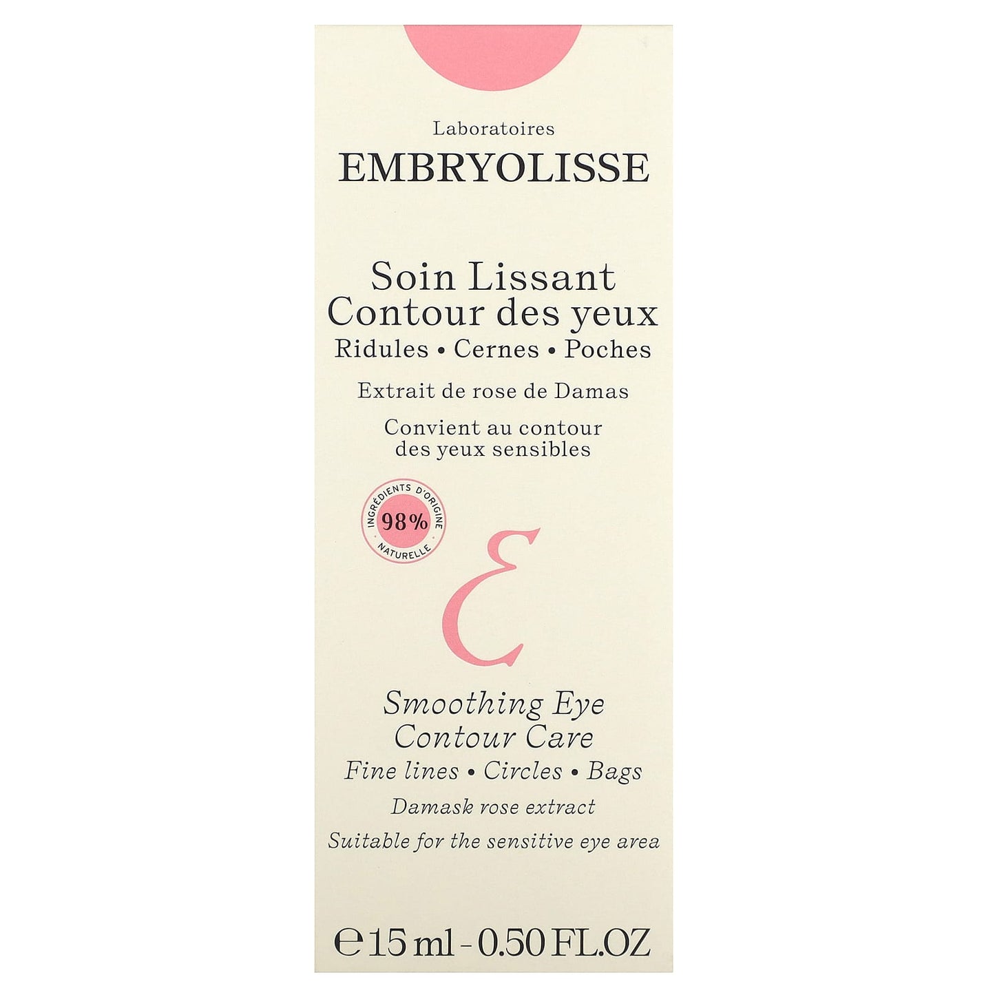 Embryolisse Smoothing Eye Contour Care for Dark Circles & Fine Lines, 0.50 fl oz (15 ml) - Image 2