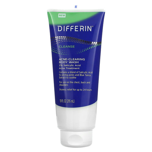Differin Acne-Clearing Body Wash - Treats Acne & Prevents New Breakouts - Image 1