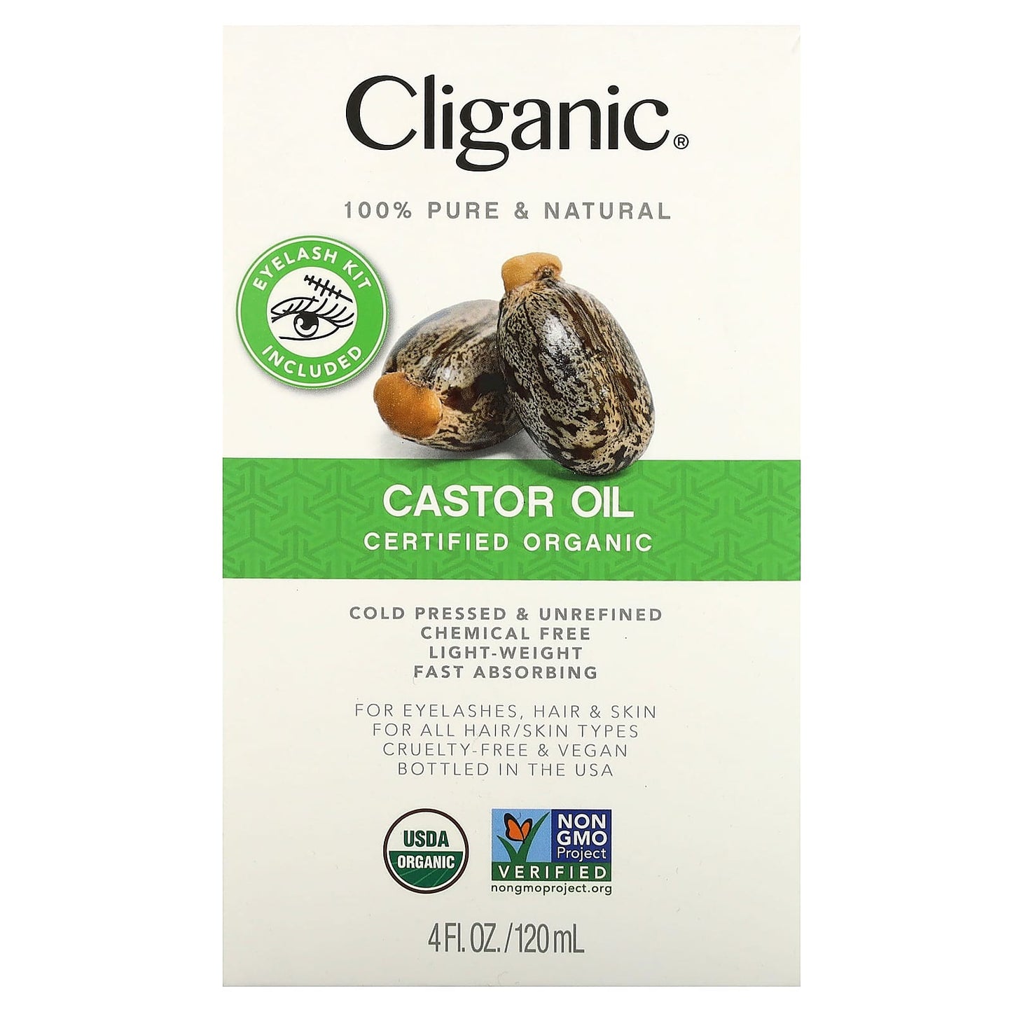 Organic Castor Oil for Hair, Skin & Eyelashes - 100% Pure & Natural - Image 2