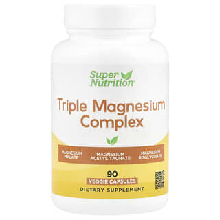 Magnesium Boost for Better Health: Triple Magnesium Complex by Super Nutrition