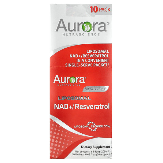 Liposomal NAD+/Resveratrol Supplement by Aurora Nutrascience - Image 1