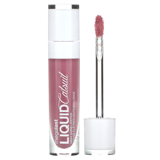wet n wild, MegaLast, Liquid Catsuit, High-Shine Lipstick, 943B Chic Got Real, 0.2 oz (5.7 g) - Image 1