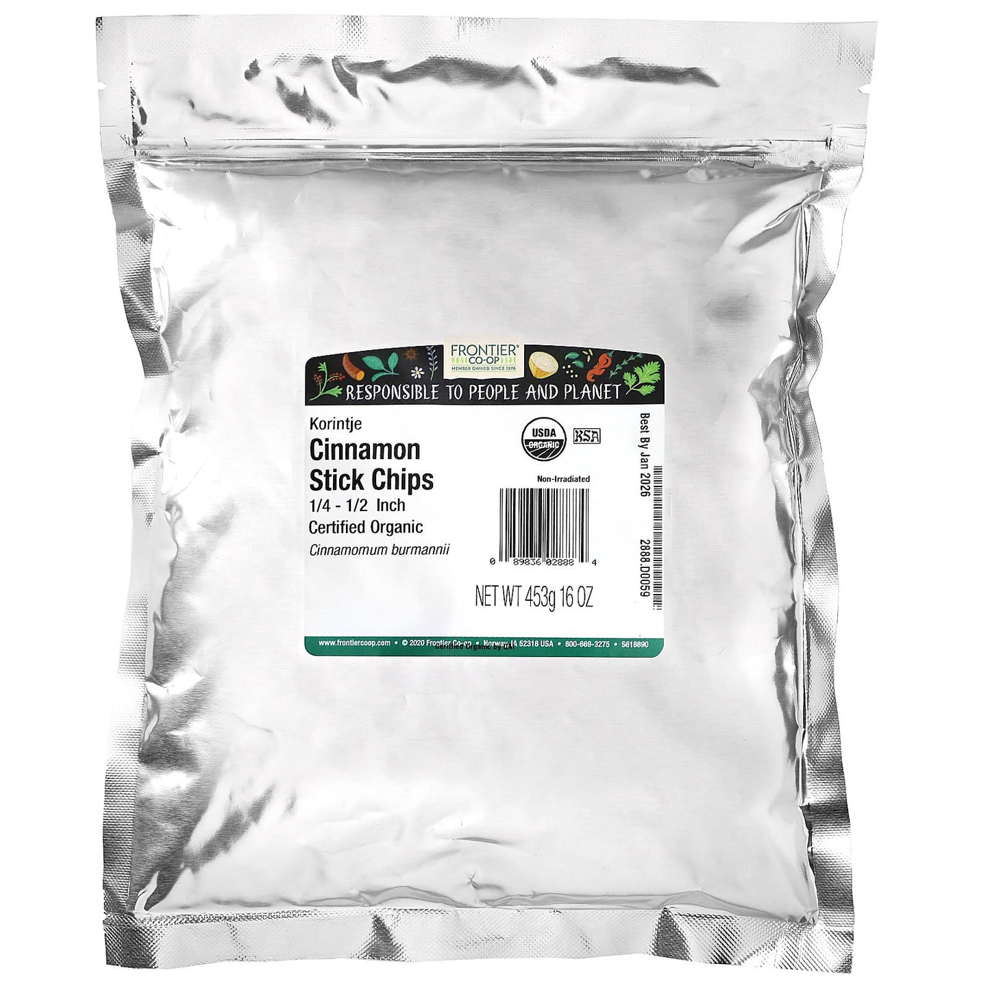 Organic Korintje Cinnamon Sticks Chips by Frontier Co-op - Image 2