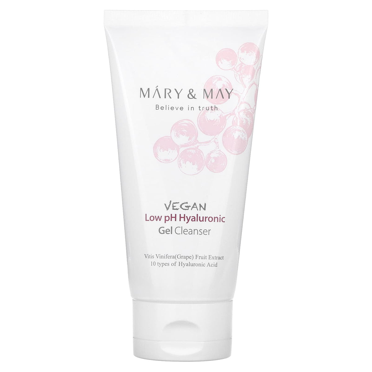 Mary & May, Vegan Low pH Hyaluronic Gel Cleanser, 5.07 fl oz (150 ml) - Image 1