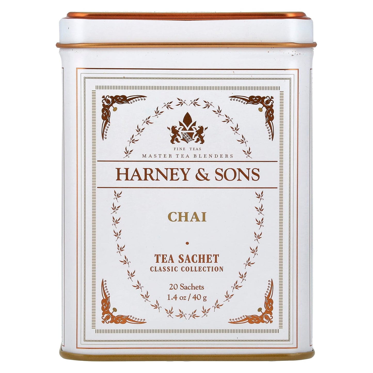 Harney & Sons Classic Chai Tea, 20 Sachets, 1.4 oz (40 g) - Image 1