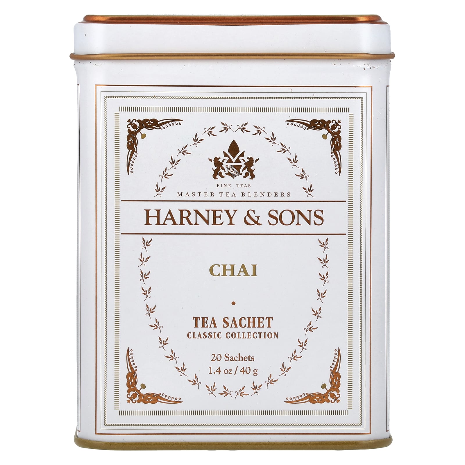 Harney & Sons Classic Chai Tea, 20 Sachets, 1.4 oz (40 g) - Image 1